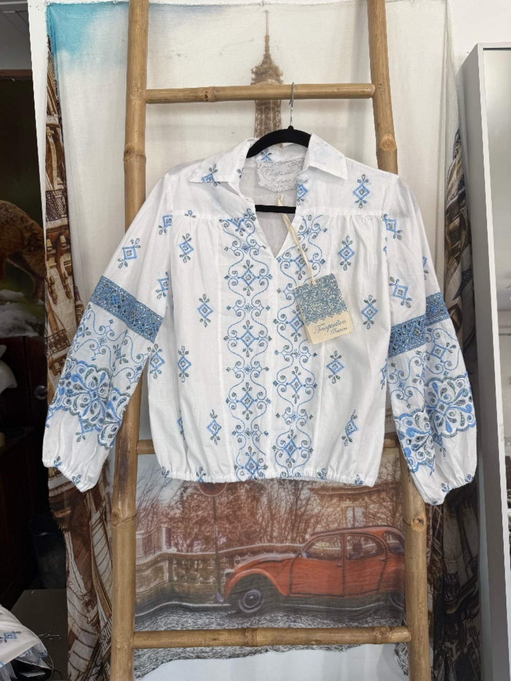 Temptation Positano Long Sleeve Blouse